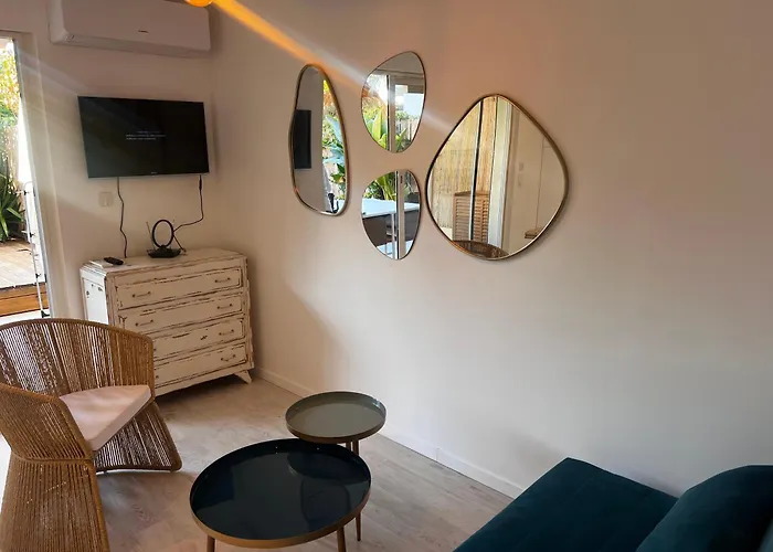 1 Avec Grande Terrasse Plein Sud Au Lavandou 勒拉旺杜